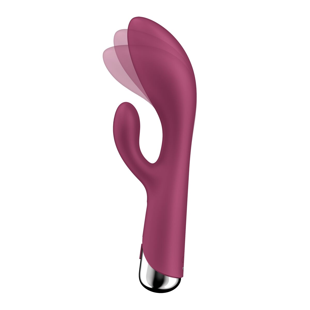 Dubbelvibrator Dual Stimulation Vibe Satisfyer Spinning Rabbit 1 Röd
